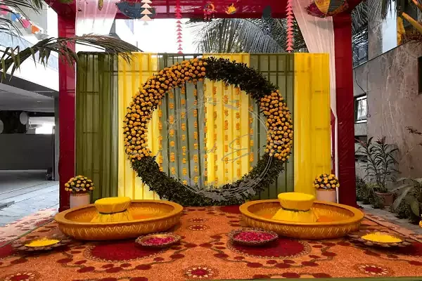 Best Haldi Celebration Lawn in Hubli-Dharwad – ATH FARMS Best Haldi Celebration Lawn in Hubli-Dharwad - ATH FARMS